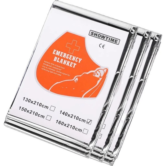 Double-sided Emergency Thermal Blanket (3 Packs) - Picture 7 of 8